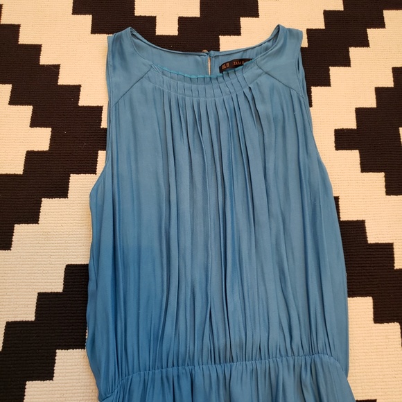 Zara Basic Maxi Dress (Blue) - Picture 4 of 8